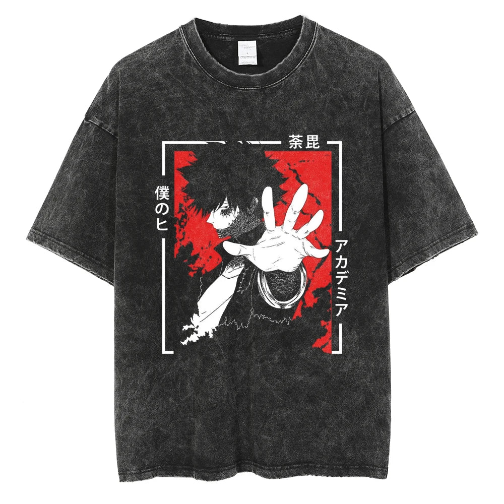 My Hero Academia Dabi's Blaze Oversized Vintage T-Shirt