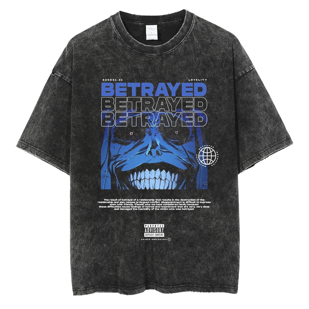 Solo Leveling Betrayed Hunter Vintage T-Shirt