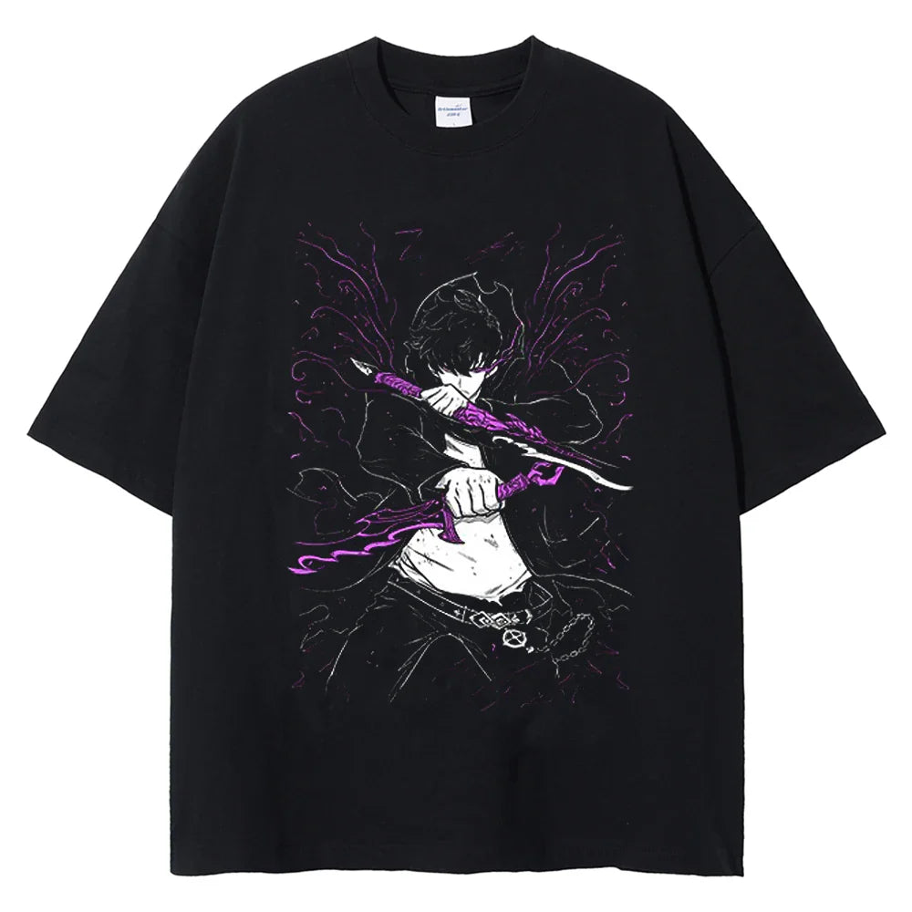 Solo Leveling Sung Suho Legacy of Power Vintage T-Shirt