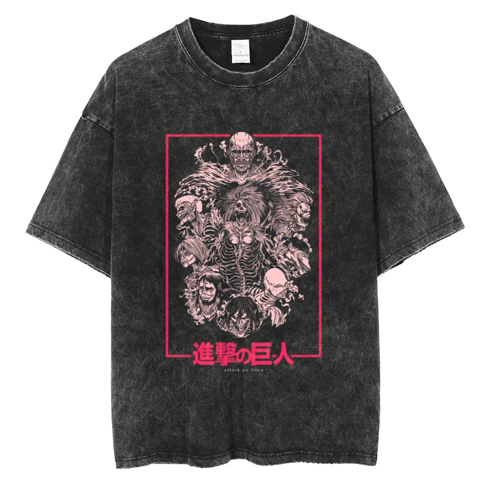 Attack on Titan Titan's Might Oversized Vintage T-Shirt