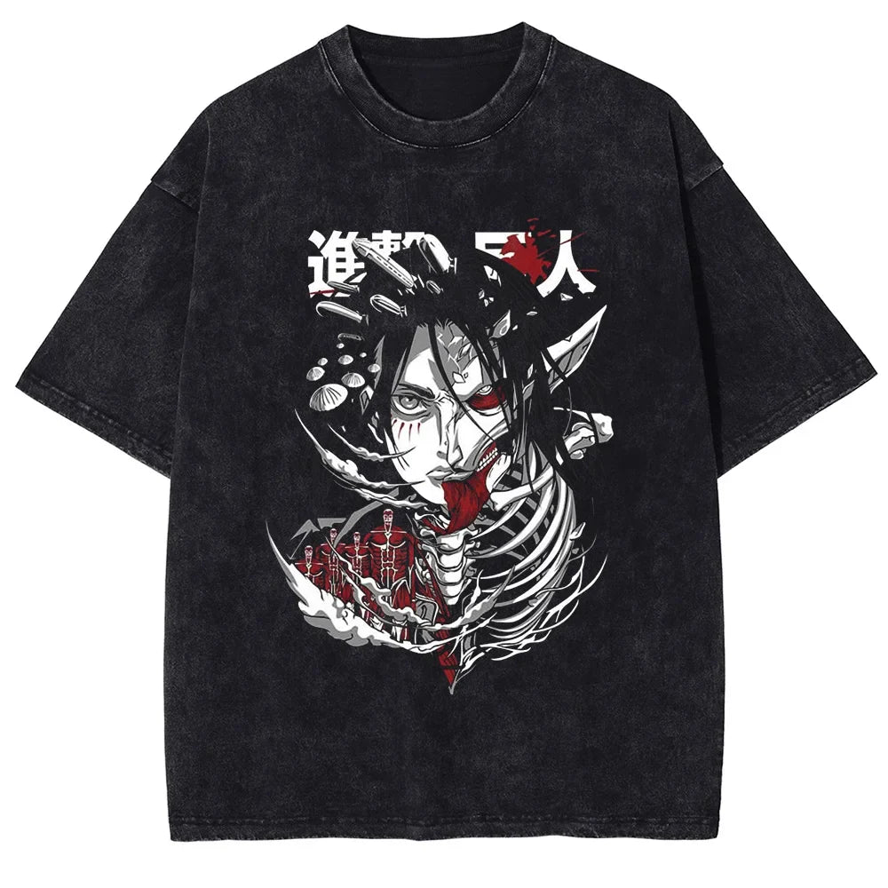 Berserk Guts's Battle Oversized Vintage T-Shirt