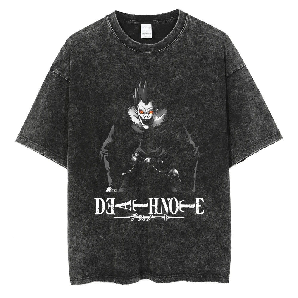 Death Note Ryuk's Shadow Oversized Vintage T-Shirt