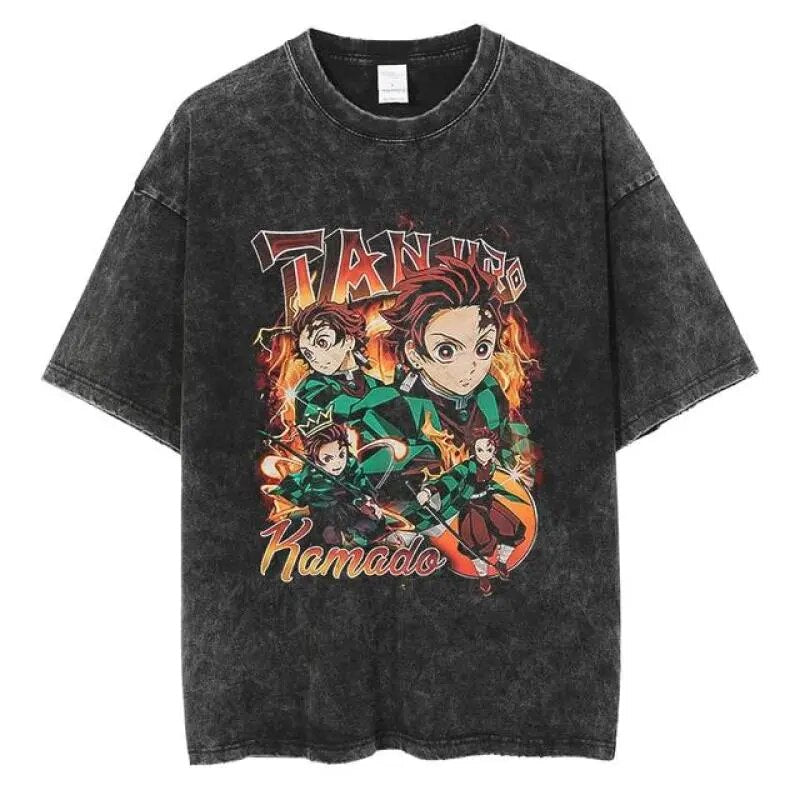Demon Slayer Tanjiro Compassionate Hero Vintage T-Shirt