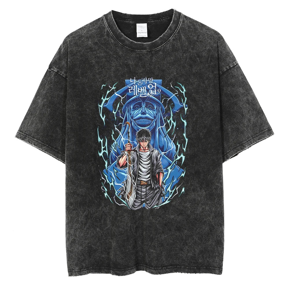 Solo Leveling Hunter's Path Vintage T-Shirt