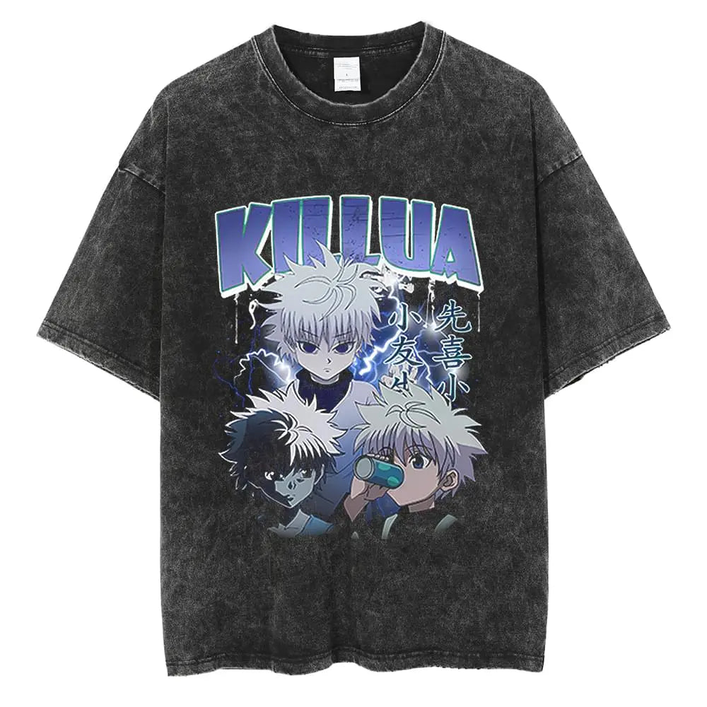 Hunter X Hunter Killua Nen Master Vintage T-Shirt