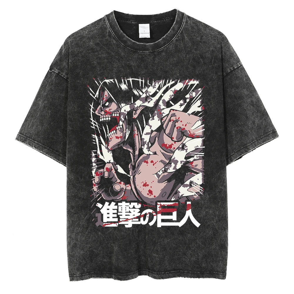 Attack on Titan Eren Yeager Titan Shifter Vintage T-Shirt