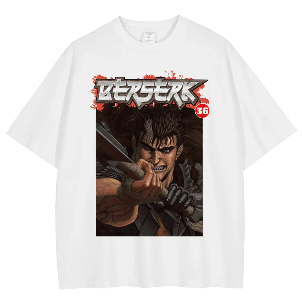 Berserk Guts Relentless Avenger Oversized Vintage T-Shirt