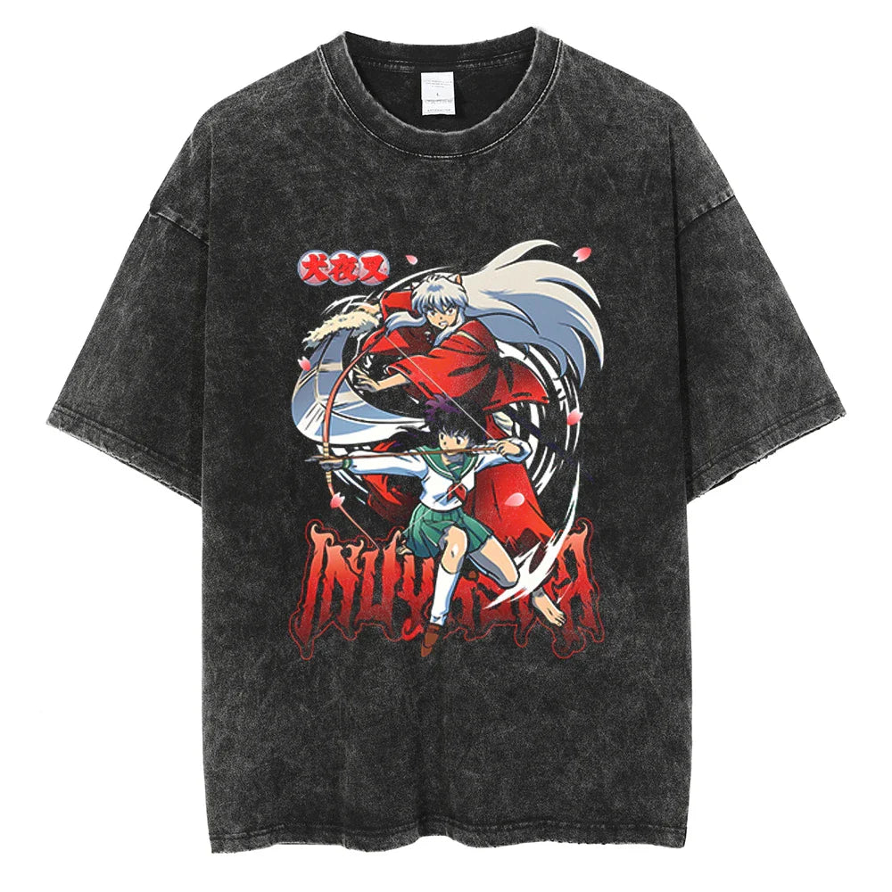 Inuyasha Demon's Spirit Oversized Vintage T-Shirt