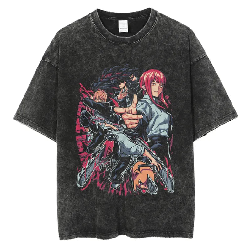 Chainsaw Man Devil Exorcists Vintage T-Shirt
