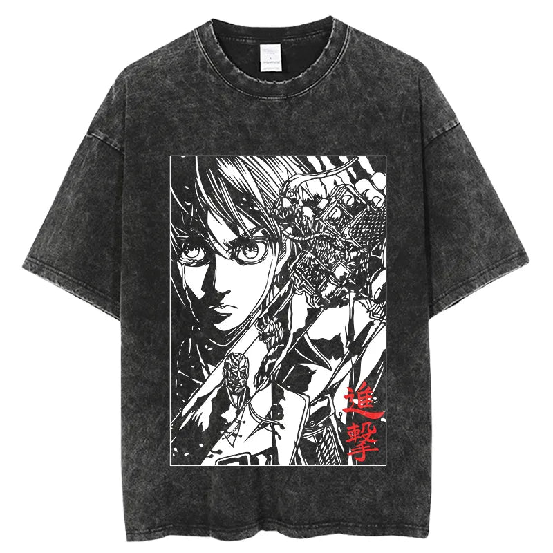 Attack on Titan Determined Hero Vintage T-Shirt