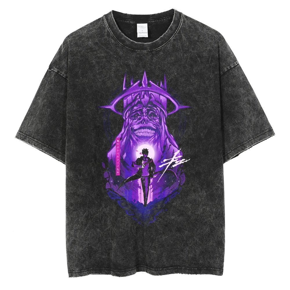 Solo Leveling Sung Suho Emerging Force Vintage T-Shirt