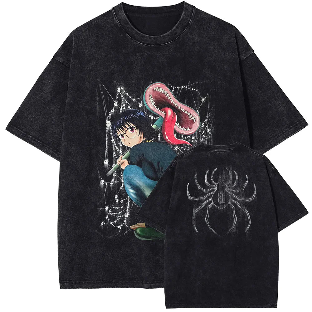 Hunter x Hunter Killua's Lightning Oversized Vintage T-Shirt