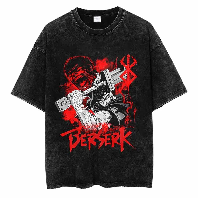 Berserk Relentless Avenger Oversized Vintage T-Shirt