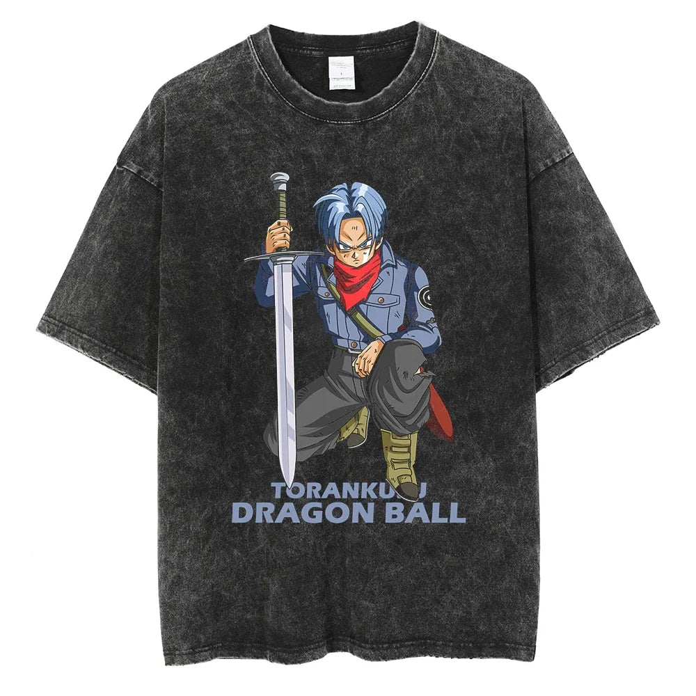 Dragon Ball Trunks' Future Oversized Vintage T-Shirt