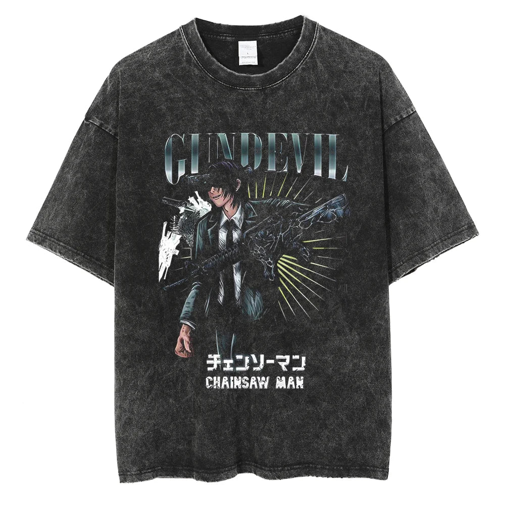 Chainsaw Man Bomb Devil Explosive Vintage T-Shirt