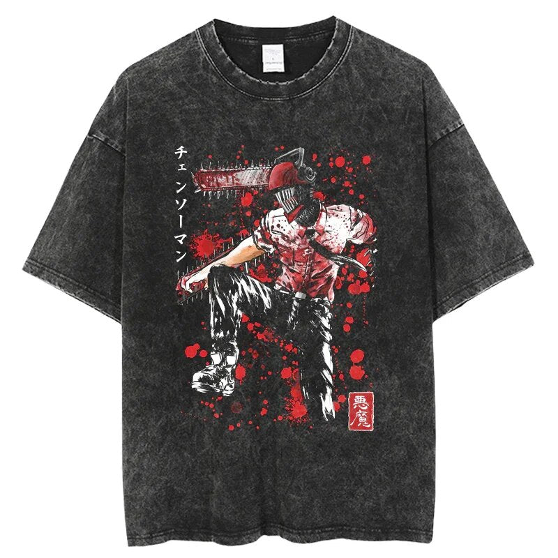 Chainsaw Man Fearless Hunter Vintage T-Shirt