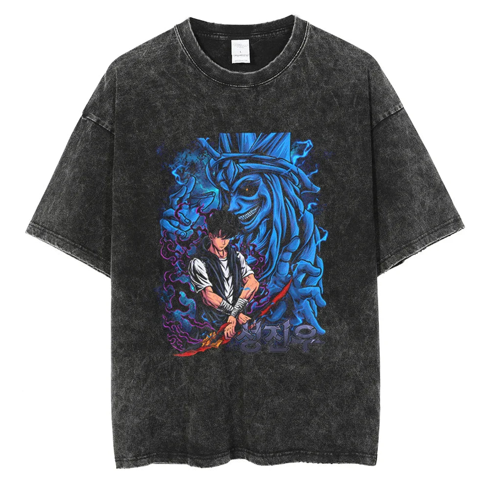 Solo Leveling Hunter's Legacy Vintage T-Shirt