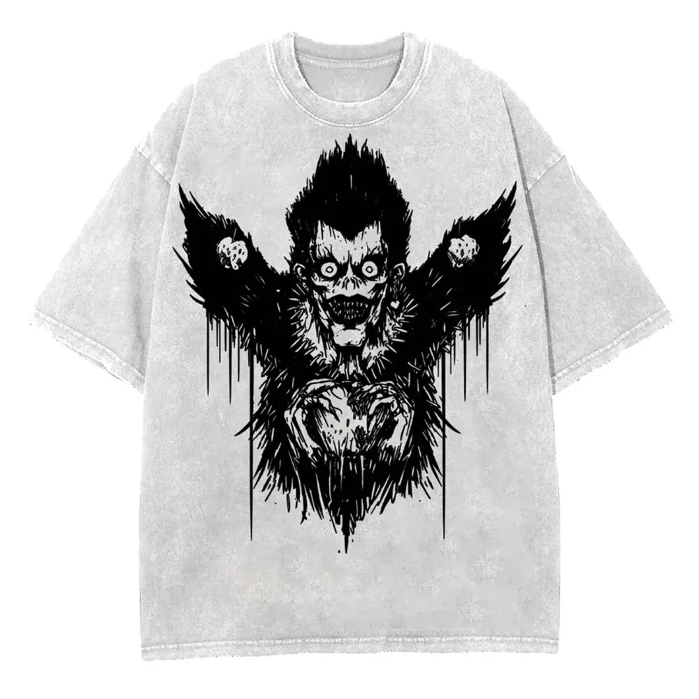 Death Note Ryuk's Shadow Oversized Vintage T-Shirt
