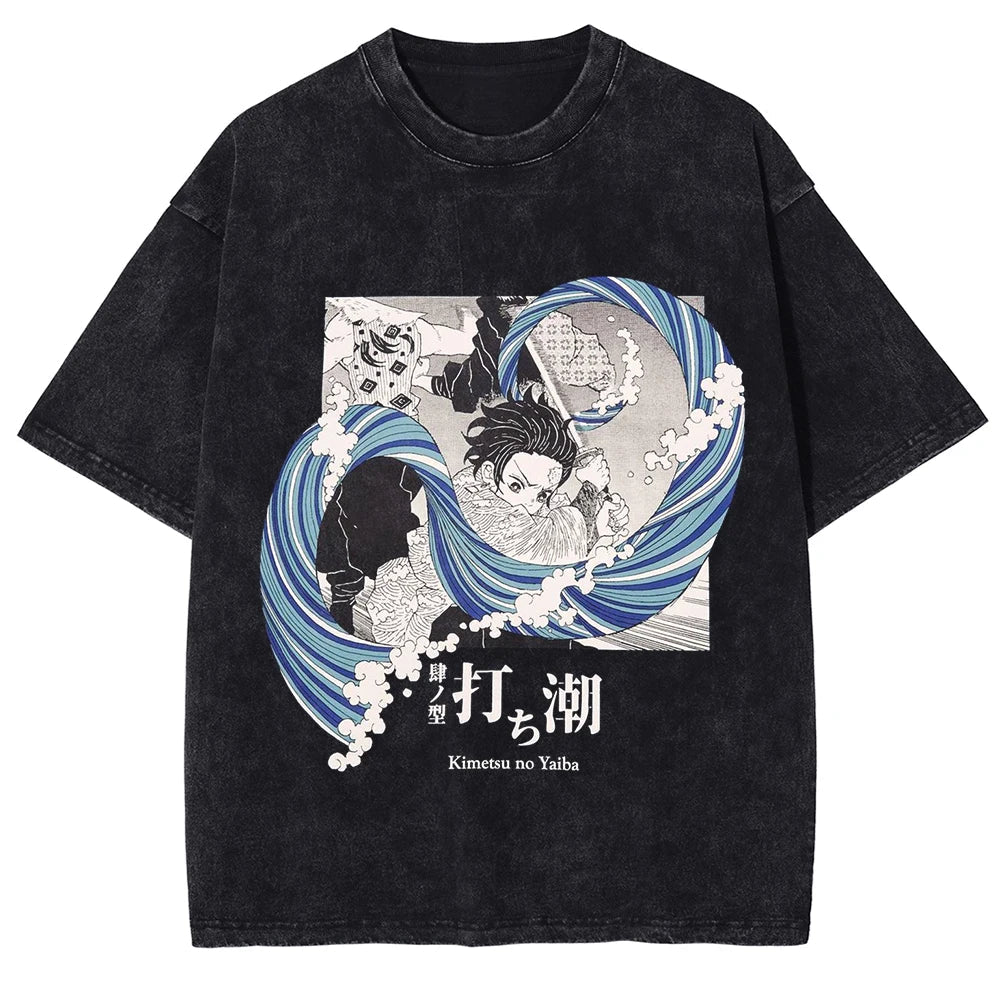 Demon Slayer Tanjiro's Journey Vintage T-Shirt
