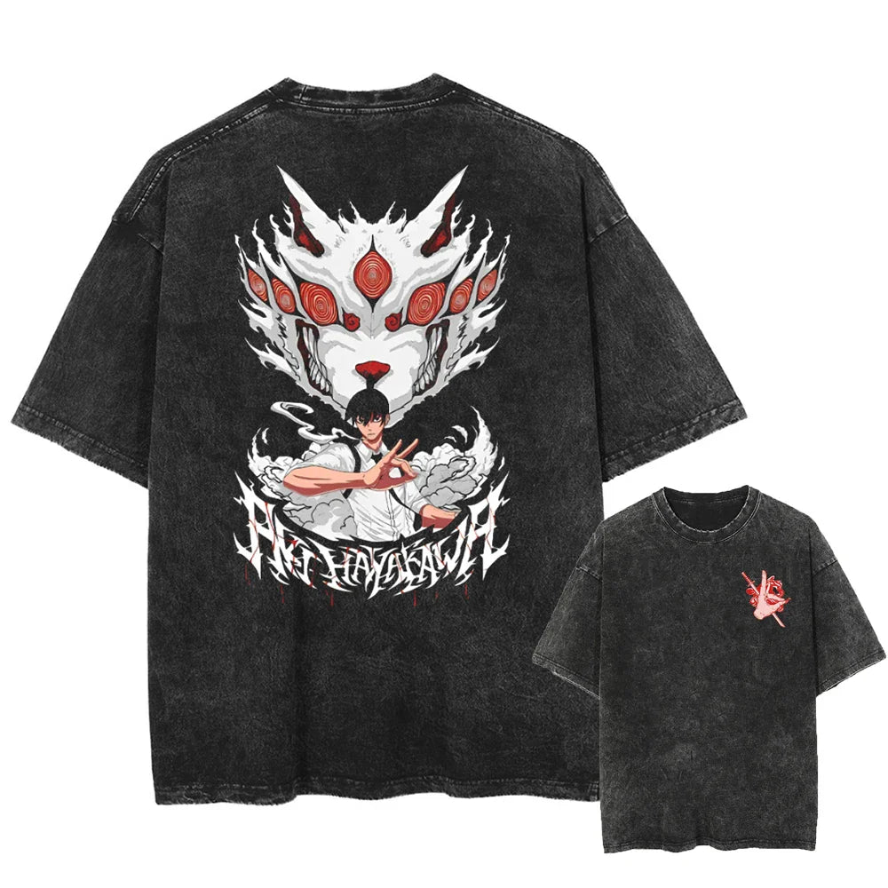 Chainsaw Man Aki's Path Oversized T-Shirt