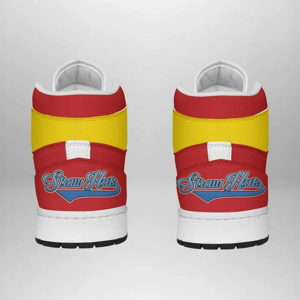 Luffy Straw Hat Pirates One Piece Special High Top Shoes